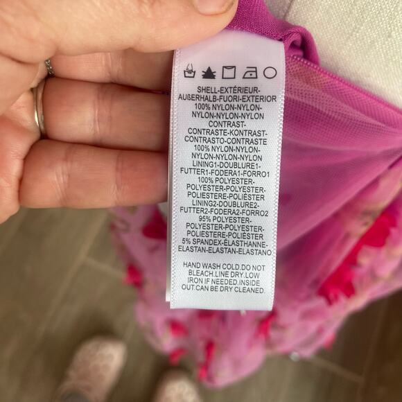 Dress the Population Pink Floral Midi Dress - Picture 12 of 13